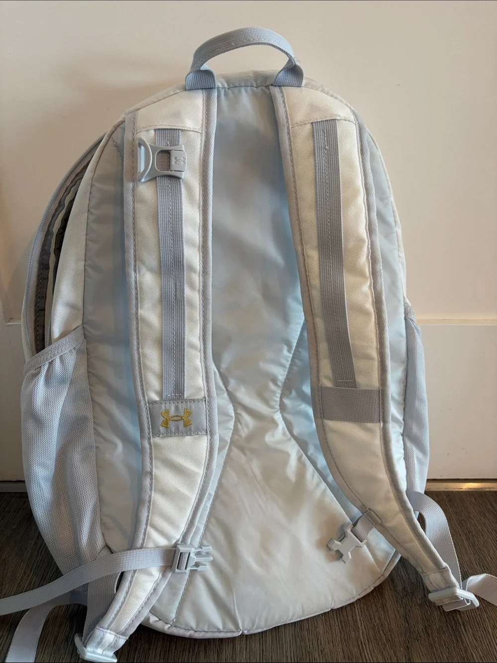 Tribe Volleyball Under Armour White and Light Gray Women's Backpack